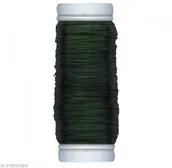 Pozostałe akcesoria dla plastyków - Rayher Hobby Rayher 2425213 kwiaty drutu, 0,30 MM , szpulka 100 m, SB-Btl. 1 rolka, D. Zielony 24-252-13 - miniaturka - grafika 1