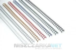 Argo Grzbiety drutowe 9,5mm 3/8" skok 3:1 grzbiet drutowy Złoty - Grzbiety do bindownic - miniaturka - grafika 2