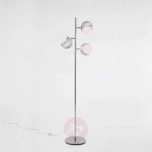 KARE 3-punktowa lampa stojąca CALOTTA styl retro chrom - Lampy stojące - miniaturka - grafika 2