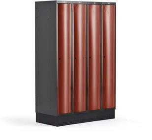 AJ Produkty Metalowa szafa ubraniowa na cokole - Szafki BHP - miniaturka - grafika 27