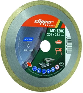 NORTON CLIPPER Tarcza diamentowa MD120 CLIPPER - Tarcze do pił - miniaturka - grafika 2