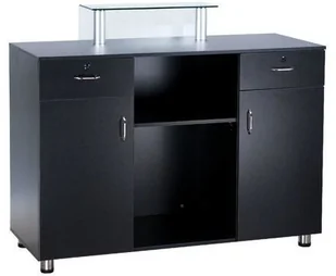 Beauty System Biurko do recepcji BD-3307 Czarne BD-3307 CZARNE - Inne meble biurowe - miniaturka - grafika 4
