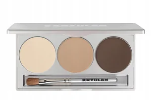 Kryolan KRYOLAN - PROFESSIONAL EYE SHADOW TRIO SET - Paletka 3 cieni - ART. 5333 - SMOKEY NUDE - Palety i zestawy do makijażu - miniaturka - grafika 2