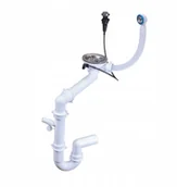 Syfony - Syfon Automat Jednokomorowy Przyścienny Do Zlewu - miniaturka - grafika 1