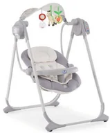 Leżaczki i huśtawki - Chicco Polly Swing Up Silver - miniaturka - grafika 1