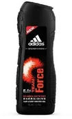 Kosmetyki do kąpieli - Adidas Team Force żel pod prysznic 400ml 51457-uniw - miniaturka - grafika 1
