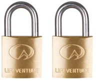 Akcesoria turystyczne - Lifeventure Kłódka Mini Padlocks Pack 2 szt. (LM9770) LM9770 - miniaturka - grafika 1