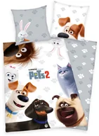 Pościel dla dzieci - Herding Dziecięca pościel bawełniana Pets 2, 140 x 200 cm, 70 x 90 cm - miniaturka - grafika 1