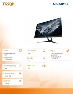 Gigabyte AORUS FI27QP - Monitory - miniaturka - grafika 6