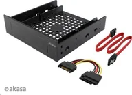 Akcesoria do komputerów stacjonarnych - Akasa Akasa Ramka 5.25&quot na dysk 3.5"/2.5&quot + kable SATA AK-HDA-12 4710679550213 - miniaturka - grafika 1