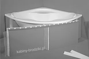 Schedpol Nośnik DO WANIEN POLOKRĄGŁYCH - Obudowy do wanien - miniaturka - grafika 2