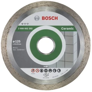 Bosch DIAMENTOWA TARCZA DO PŁYTEK PROFESSIONAL FOR CERAMIC 125 mm 2608602202 - Tarcze do pił - miniaturka - grafika 5