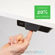 Biurka - Fellowes Biurko elektryczne - Baza do biurka z regulowaną wysokością Fellowes LEVADO - biała - promocja Cashback - odbierz 20% ceny zakupu od Fellowes - miniaturka - grafika 1