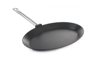 Hendi Patelnia owalna do ryb Profi Line 400mm x 275mm x 35mm 629604 - Wyposażenie lokali gastronomicznych - miniaturka - grafika 2