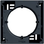 Gniazdka elektryczne - Schneider Asfora podstawa naścienna natynkowa antracyt EPH6100171 - miniaturka - grafika 1