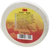 Taśmy klejące - Scotch 9545 N W19 taśma klejąca z tkaniny, 1 rolka, 19 MM X 50 m, biały 9545N W19 - miniaturka - grafika 1