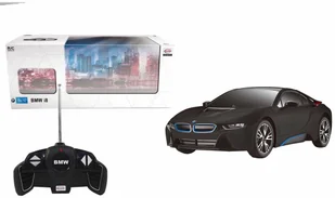 Rastar Van der Meulen Samochód zdalnie sterowany radiowo BMW I8 1:18 czarne 59200 59200 BLACK - Zabawki zdalnie sterowane - miniaturka - grafika 2