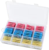 Akcesoria do lutowania - LP Zestaw szybkozłączek termokurczliwych 200 sztuk E6062 LEC-NAR0865 - miniaturka - grafika 1