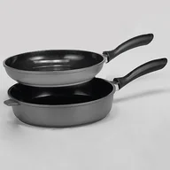 Patelnie - Krüger 21720p odlew aluminiowy-patelnia Potsdam 20 cm, bez pokrywy, odlew aluminiowy, czarna, 44 x 21 x 8 cm 21720 P - miniaturka - grafika 1