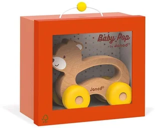 Janod Miś pojazd Baby Pop, - Grzechotki dla dzieci Janod Miś pojazd Baby Pop, - Grzechotki dla dzieci - miniaturka - grafika 5