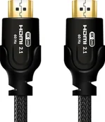 Kable - Agog Kabel  HDMI HDMI 2.1 1m czarny X-88 X-88 - miniaturka - grafika 1