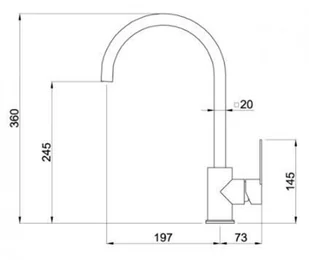 Elleci Bridge Chrome MIKBRICR - Baterie kuchenne - miniaturka - grafika 3