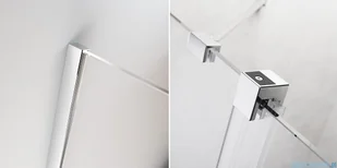 Radaway Furo Ścianka Walk-in 80x200 cm lewa 10106438-01-01L+10110394-01-01 - Ścianki i drzwi prysznicowe - miniaturka - grafika 4