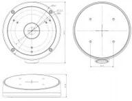 Akcesoria do monitoringu - Hikvision Uchwyt DS-1281ZJ-M(Black) czarny DS-1281ZJ-M(BLACK) - miniaturka - grafika 1