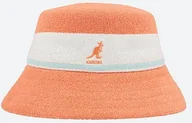 Czapki męskie - Kangol Kapelusz Bermuda Stripe Bucket K3326ST PEACH PINK K3326STPEACHPINK - miniaturka - grafika 1