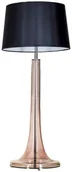 Lampy stojące - 4concepts Stojąca LAMPKA sypialniana LOZANNA TRANSPARENT COPPER L214382229 abażurowa LAMPA nocna czarna L214382229 - miniaturka - grafika 1