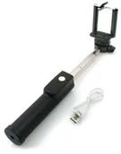 Selfie stick - System-S uniwersalny Monopod Selfie pod Selfie kijek do monitora kijek do selfie stportaets fotografia Photos obrazy wideo z Bluetooth pilot do zdalnego wyzwalania migawki do smartfonów telefonów komó - miniaturka - grafika 1