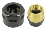 Głowice termostatyczne - Złączka Adapter Miedź 3/4x15x1 Czarny Mat - miniaturka - grafika 1