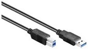 Kable USB - Good Connections 2510 025 port USB 2.0 wtyczka A na wtyk B, 0,25 m Szary/kabel do drukarki, czarny 2710-S002 - miniaturka - grafika 1