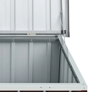 vidaXL Skrzynia ogrodowa do przechowywania, brązowa, 129x67x65 cm vidaXL - Skrzynie ogrodowe - miniaturka - grafika 7