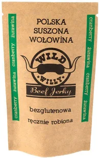 Wild Willy Wołowina suszona Wild Willy żurawina bezglutenowa 30 g (465-003) KOL.465-003 - Survival - akcesoria Wild Willy Wołowina suszona Wild Willy żurawina bezglutenowa 30 g (465-003) KOL.465-003 - Survival - akcesoria - miniaturka - grafika 1