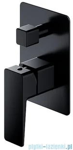 Omnires Parma zestaw podtynkowy natryskowy czarny SYSPM10BL W magazynie) - Baterie podtynkowe - miniaturka - grafika 6