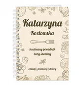 Notesy i bloczki - Murrano Przepiśnik kołonotatnik na przepisy z nadrukiem dla żony KZ-COOK-028 - miniaturka - grafika 1
