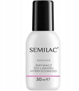 Semilac Remover 50ml Płyn Do Lakieru Hybrydowego - Zmywacze i cleanery do paznokci - miniaturka - grafika 2