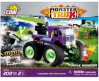 Klocki - Cobi Monster Trux Purple Monster z funkcją pull back - miniaturka - grafika 1