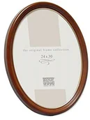 Ramki na zdjęcia - Deknudt ramki na zdjęcia owalne żywica syntetyczna klasyczny czarny, brązowy, 13 x 18 cm S100H1-13.0X18.0 - miniaturka - grafika 1