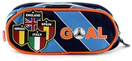 Torby szkolne - Goal Torba sportowa dla dzieci Goal 00747, jasny niebieski/pomarańczowy/czarny 00747 - miniaturka - grafika 1