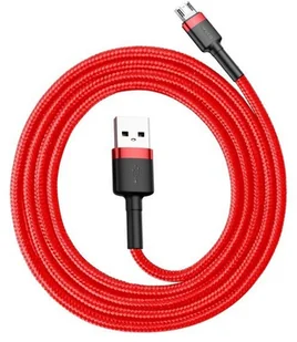Kabel USB Baseus cafule CAMKLF-B09 USB Micro USB 1m kolor czerwony - Kable komputerowe i do monitorów - miniaturka - grafika 9