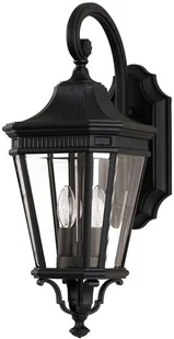 Feiss COTSWOLD LANE FE/COTSLN2/M BK kinkiet 2x60W E14 - Lampy ogrodowe - miniaturka - grafika 2