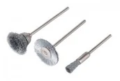 Materiały ścierne - Wolfcraft Zestaw mini szczotek drucianych drut ze stali nierdzewnej [3 szt.] 2747000 WF2747000 - miniaturka - grafika 1