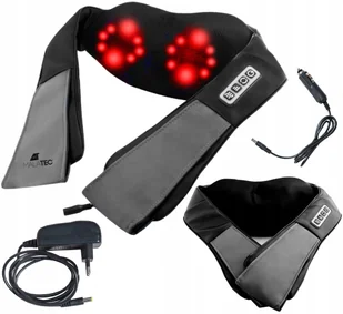 Shiatsu Masażer Szyi Karku Pleców Ciała Grzejący - Masażery - miniaturka - grafika 2