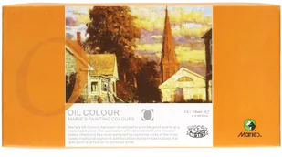Maries Farby olejne 12 ml 12 kolorów KW TRADE - Farby i media malarskie - miniaturka - grafika 2
