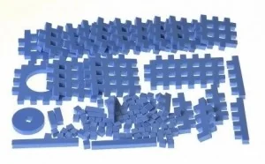 MAMMUTICO PIANKOWE PUZZLE SENSORYCZNE 115EL blue premium U1 13026 - Maty piankowe - miniaturka - grafika 3