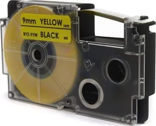 Casio Taśma Czarny na Żółtym 9mm x 8m (PT-9YW1, Pt - Papier do drukarek - miniaturka - grafika 2