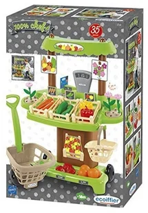 Ecoiffier Sklep z warzywami i owocami 35 akcesoriów 1741 - Zabawy w naśladowanie dorosłych - miniaturka - grafika 5