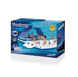 Bestway Wyspa Materac Do Pływania 389/274cm 43105 - Materace dmuchane i koła do pływania - miniaturka - grafika 2